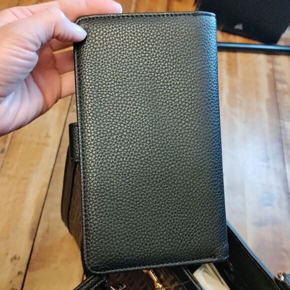 Anne Klein purse tote handbag black brown new signature gift new tags wallet - Picture 11 of 16